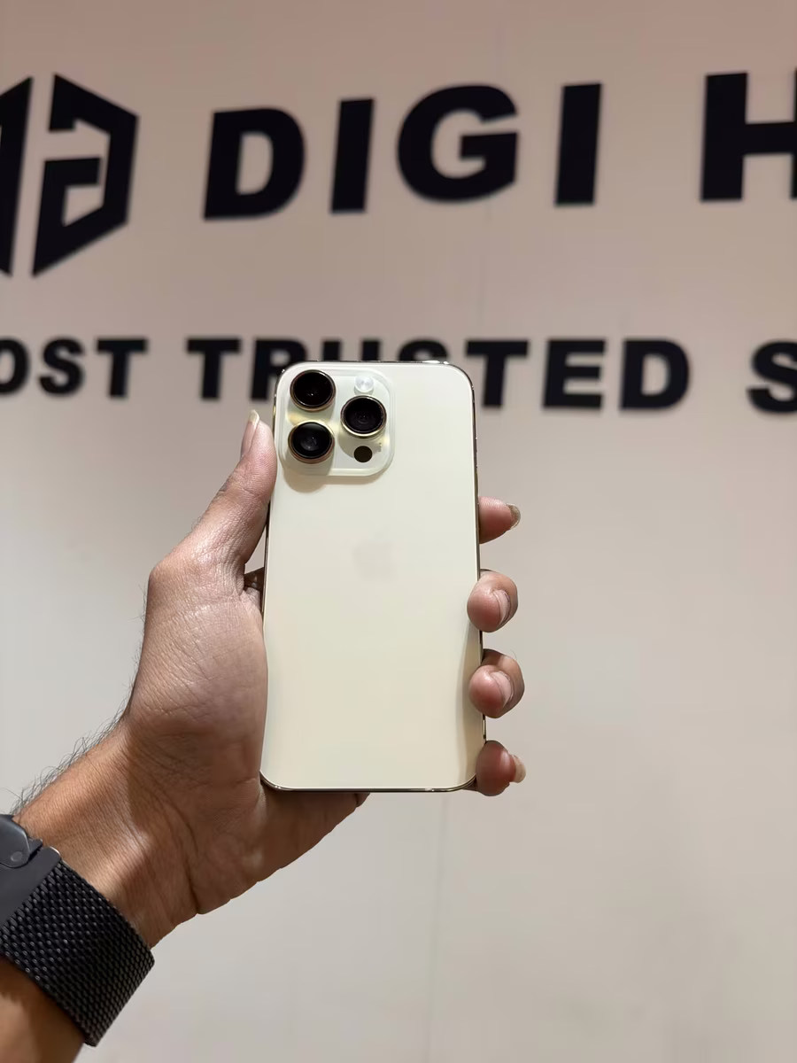 iPhone 14 Pro Gold, front