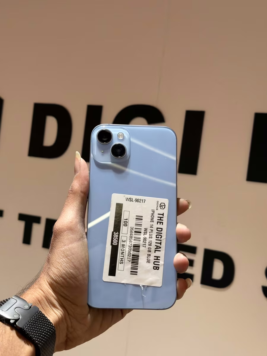 iPhone 14 Plus Blue, front
