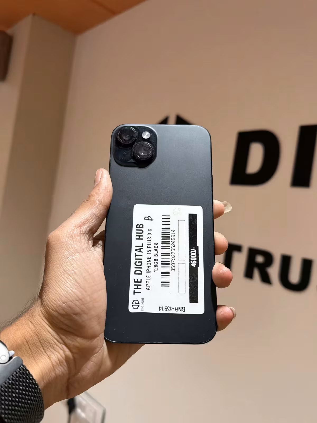 Iphone 15 Plus (B) Black 128GB 3 Months