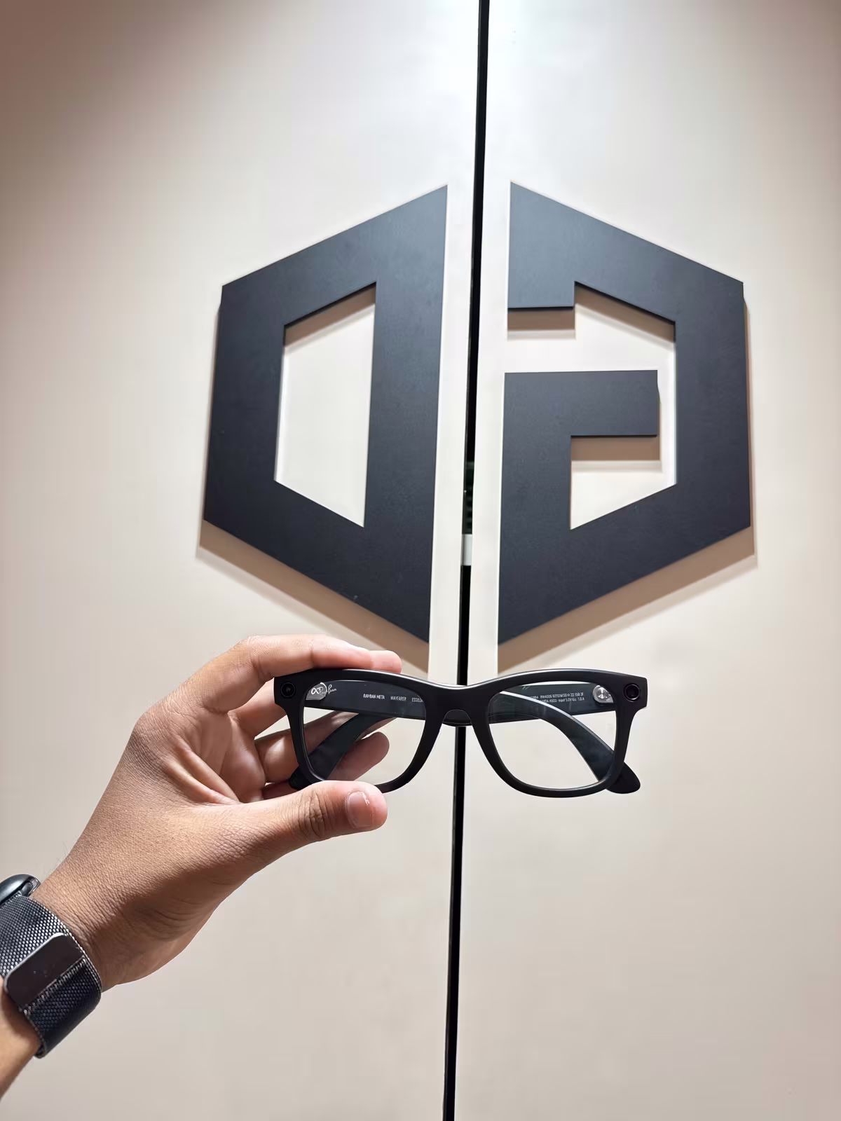 Meta Wayfarer (Gen 1) F Matte Black Clear Gnr-X08B4