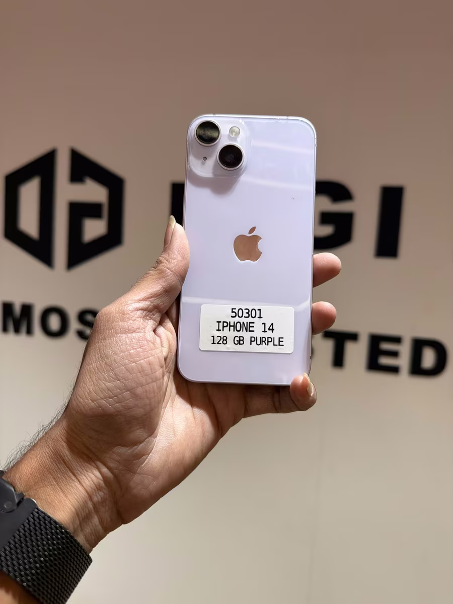 iPhone 14 Purple, front
