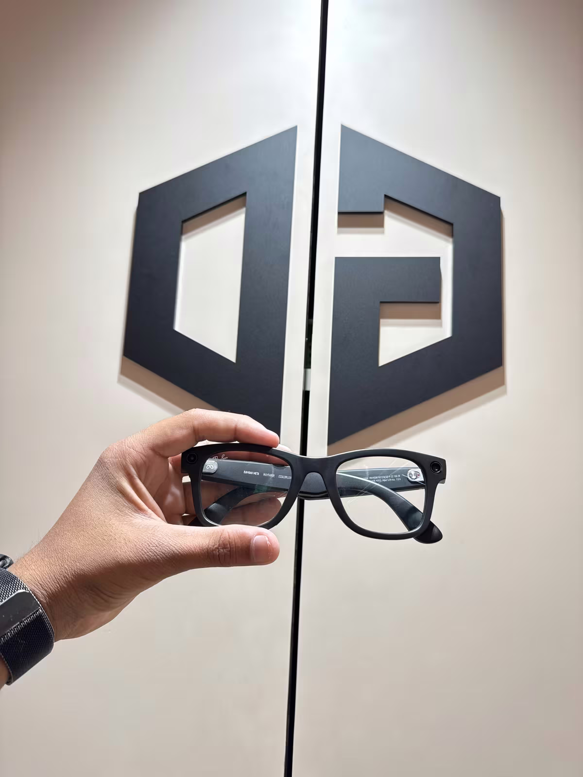 Meta Wayfarer (Gen 1) F Matte Black Clear Gnr-Wofbc