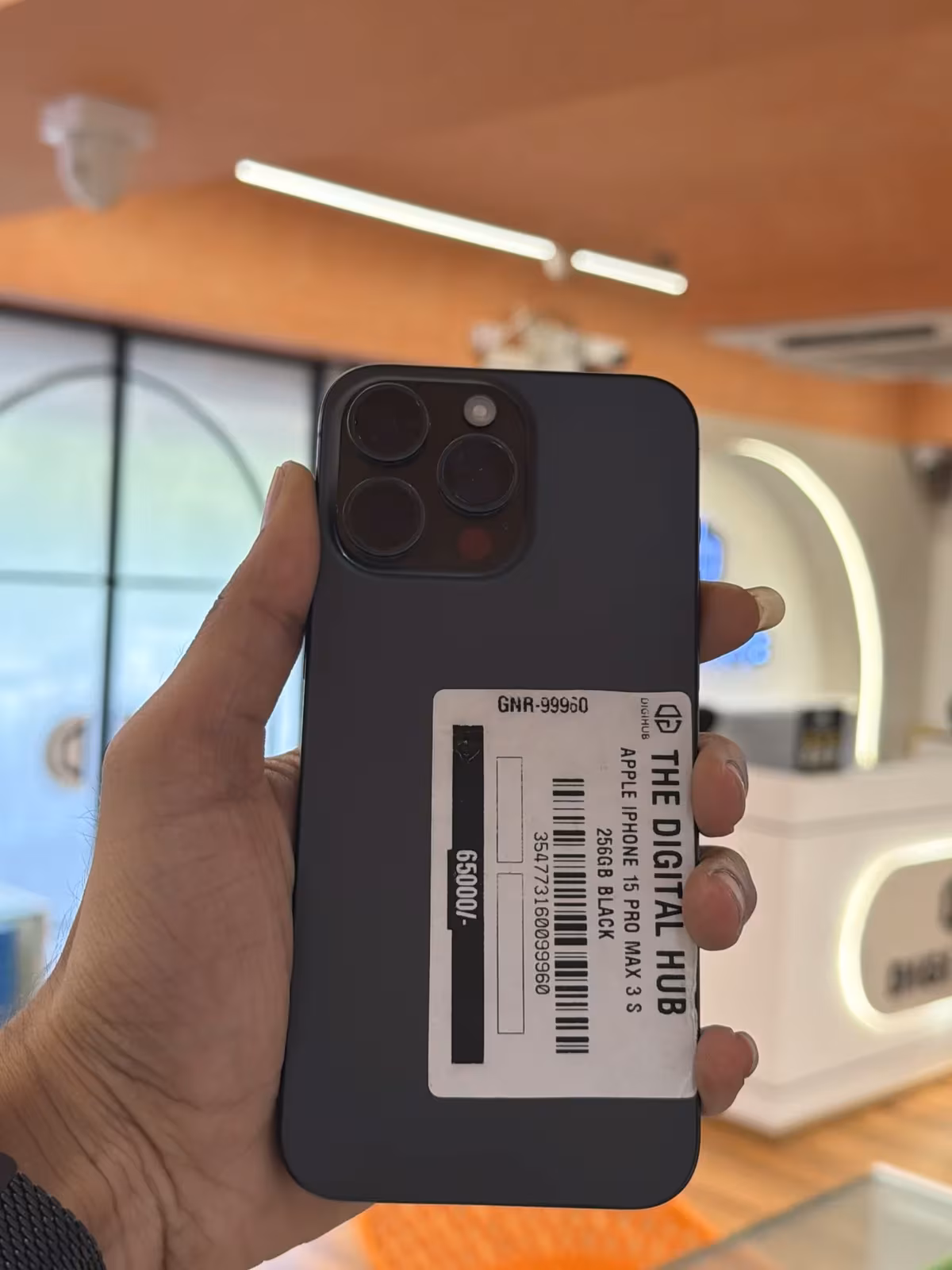 Iphone 15 Pro Max (B) Black 256GB 3 Months 3