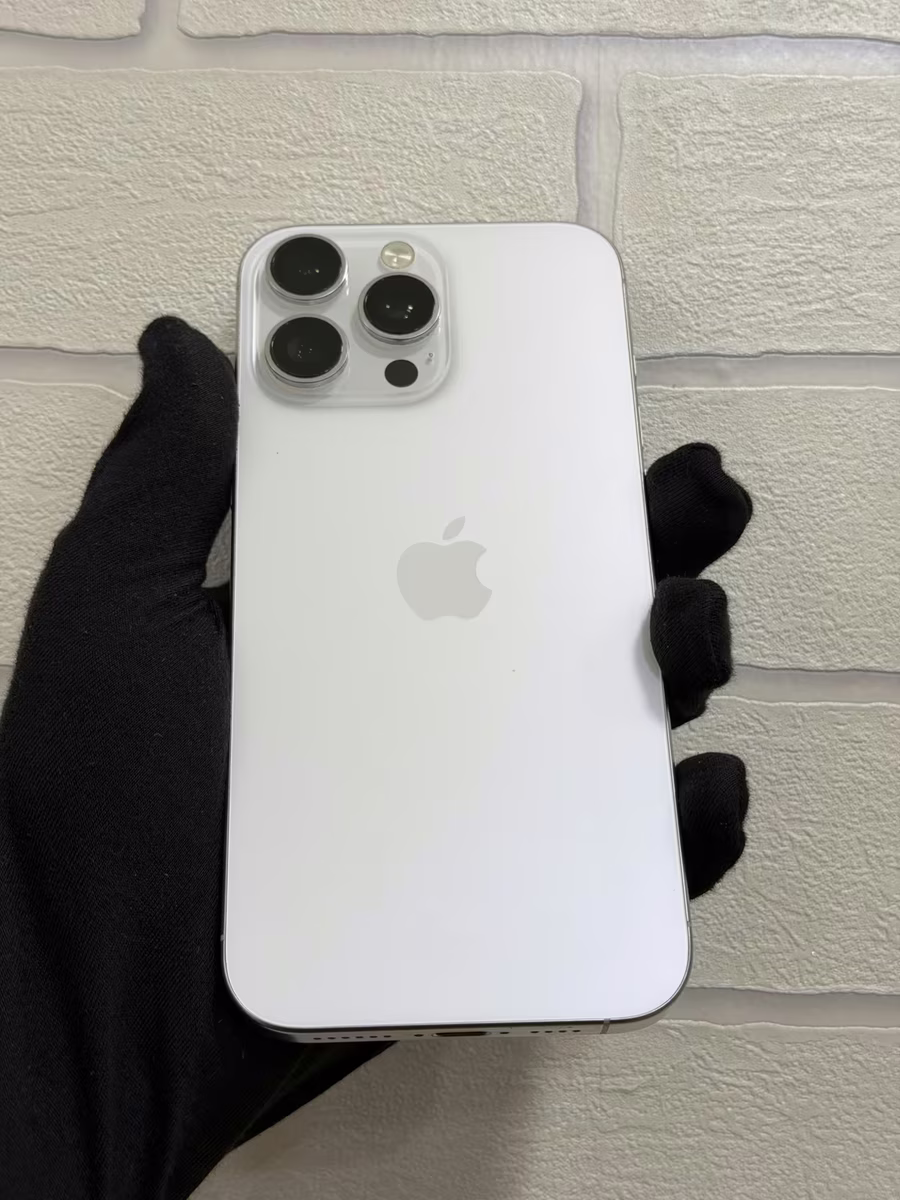 iPhone 16 Pro Max Silver, front