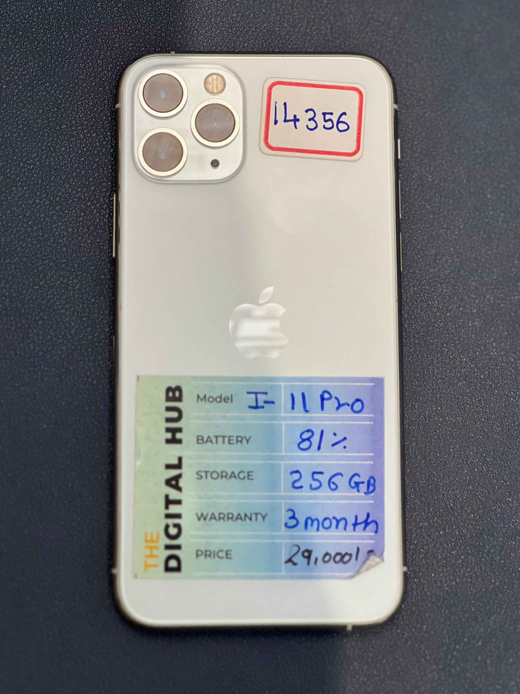 iPhone 11 Pro 256Gb Silver - Product ID - 14356 - Pre-Owned - The Digital Hub