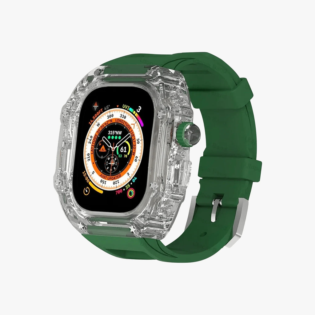 Luxury Richard Transparent Case - Green