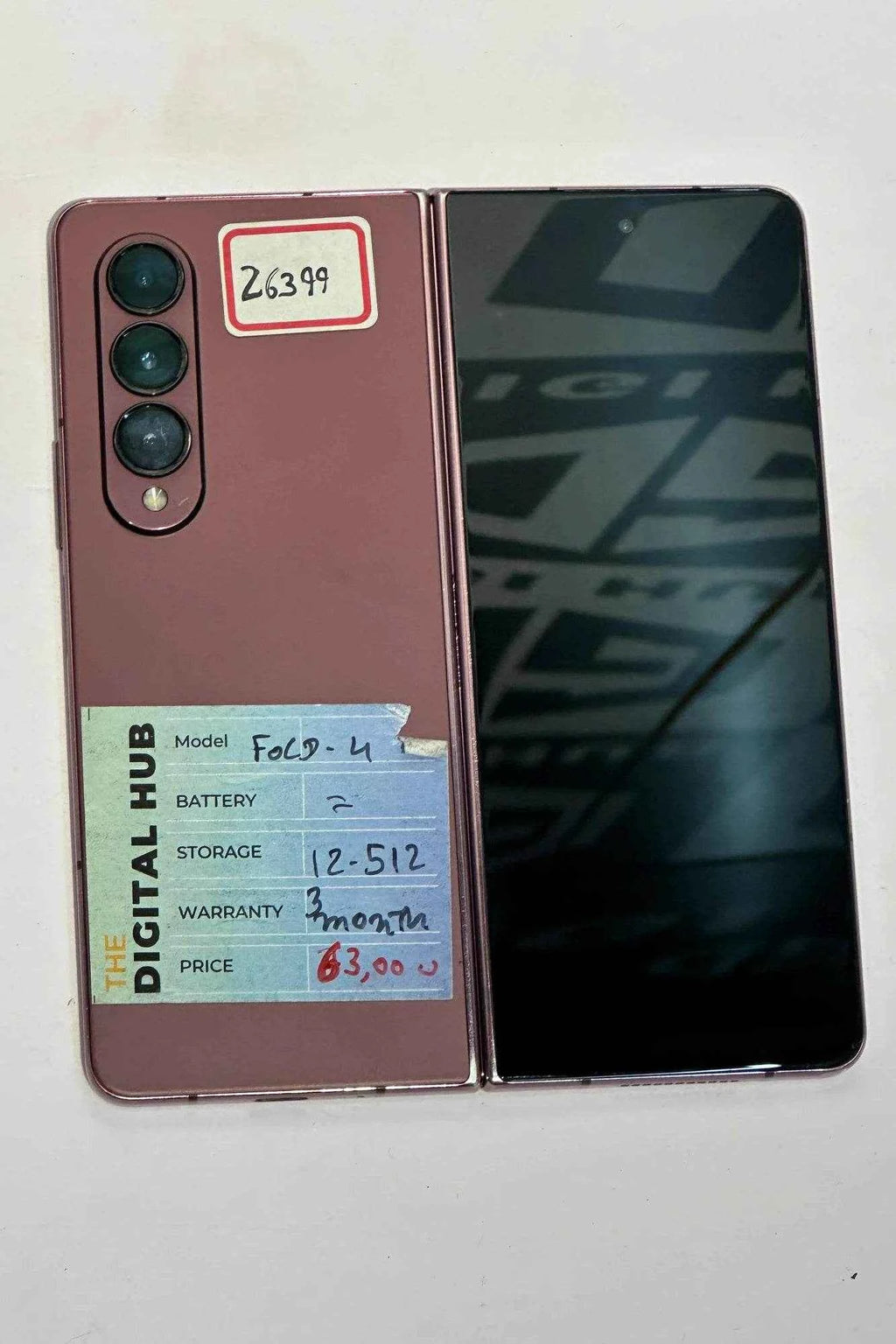 Samsung Z Fold 4 12GB | 512GB Burgundy - Product ID - 26399 - Pre-Owned