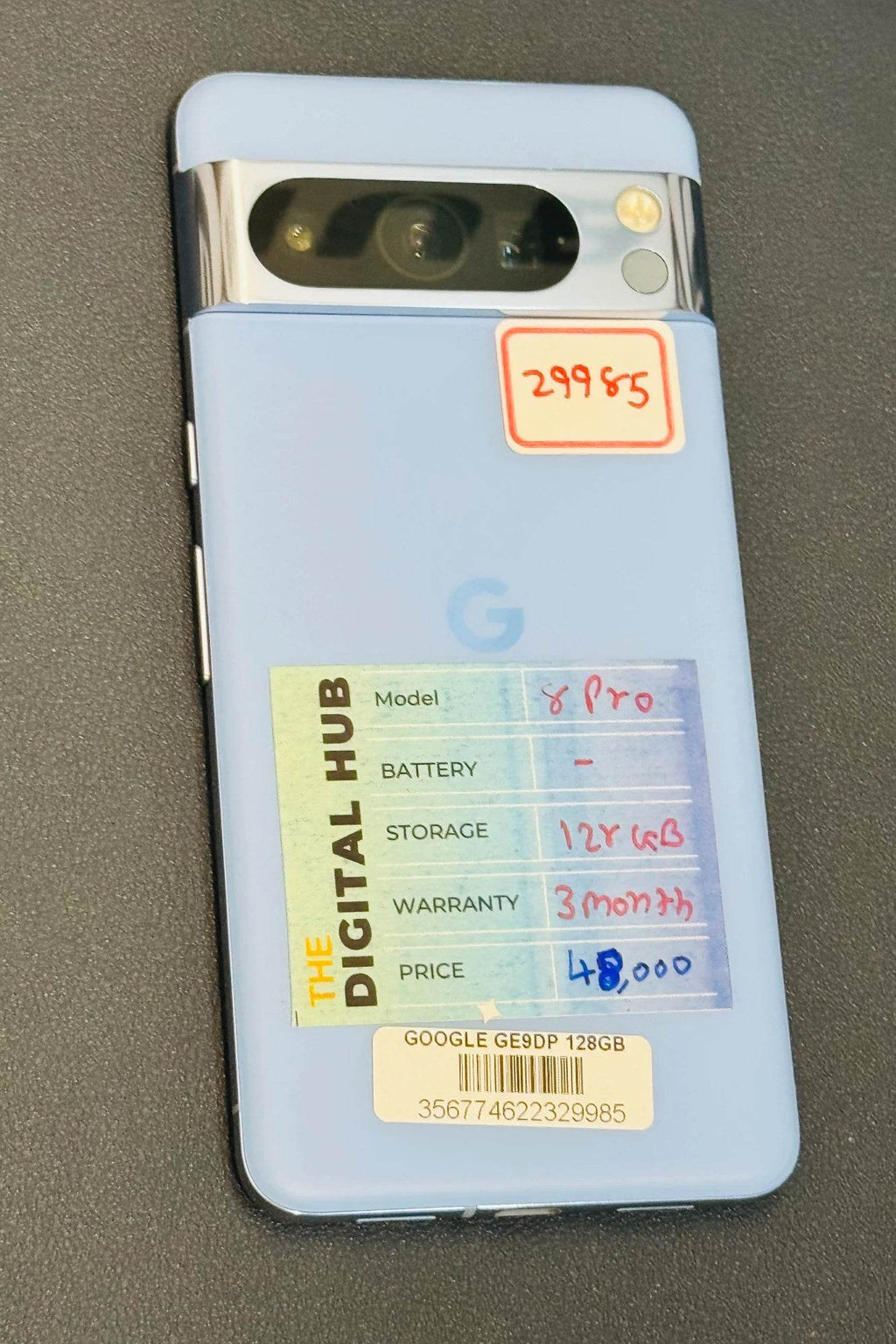 Google Pixel 8Pro 128Gb Blue - Product ID - 29985 - Pre-Owned - The Digital Hub