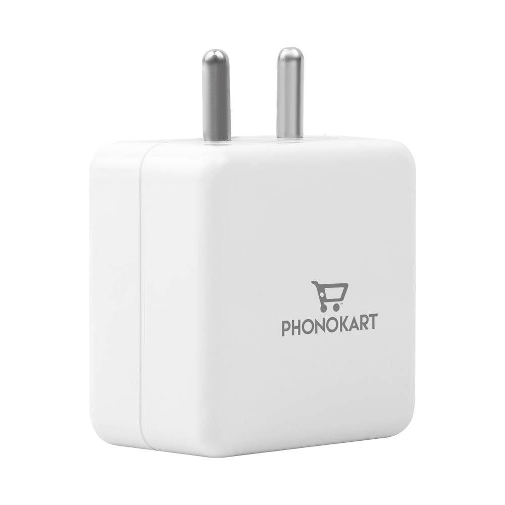 PHONOKART QUALCOMM 3.0 Fast Charger with Type C Cable for Samsung Oppo VIVO MI REALME(Type C Cable) - The Digital Hub