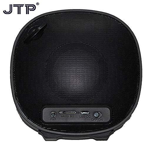 JTP 10W Portable Mega Bass Bluetooth V5.0 BT Speaker with Big 2000mAh Li-ion Battery HD Sound Compatible with All Android Smartphones/Tablets and Apple iPhone/iPad (Free NETBOON Micro Cable) The Digital Hub