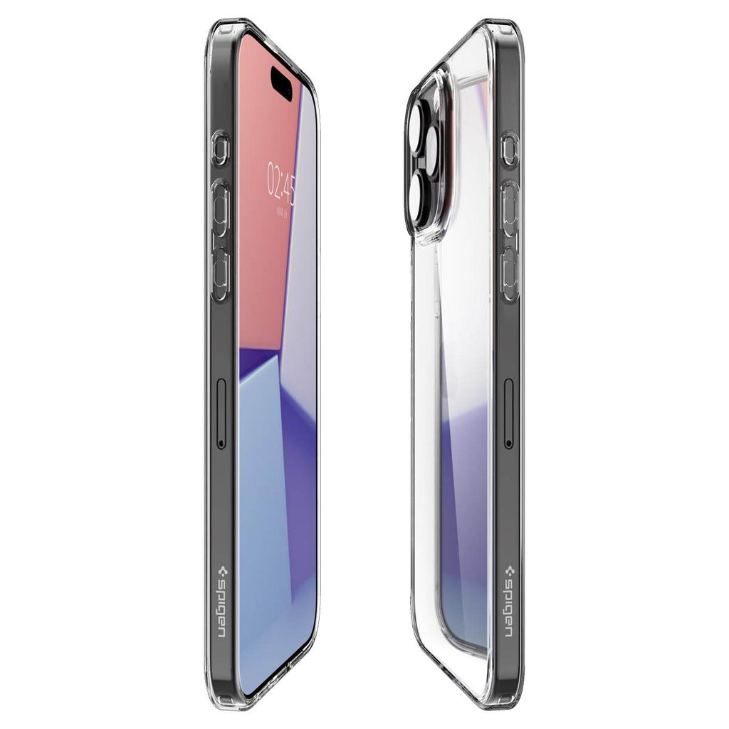 Spigen Air Skin Hybrid Back Cover Case Compatible with iPhone 15 Pro Max (TPU + Poly Carbonate | Crystal Clear) - The Digital Hub