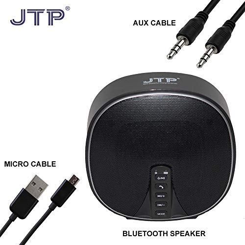 JTP 10W Portable Mega Bass Bluetooth V5.0 BT Speaker with Big 2000mAh Li-ion Battery HD Sound Compatible with All Android Smartphones/Tablets and Apple iPhone/iPad (Free NETBOON Micro Cable) The Digital Hub