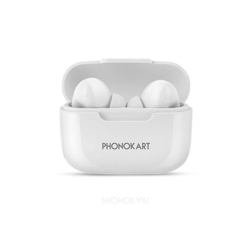 Phonokart TWS Wireless Earbuds with 18H Playtime, Crystal-Clear Calls, Fast Charging, Elegant Royal Design, Bluetooth 5.4, Noise Cancellation, Gaming Mode, 1Yr Warranty - The Digital Hub