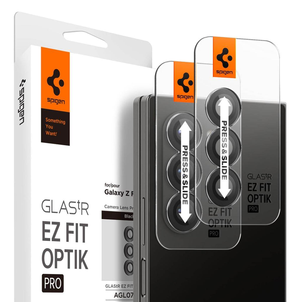 Spigen Glas.tR EZ Fit Optik Pro Tempered Glass Camera Lens Protector Guard for Samsung Galaxy Z Fold 6 (2 Pack) - The Digital Hub