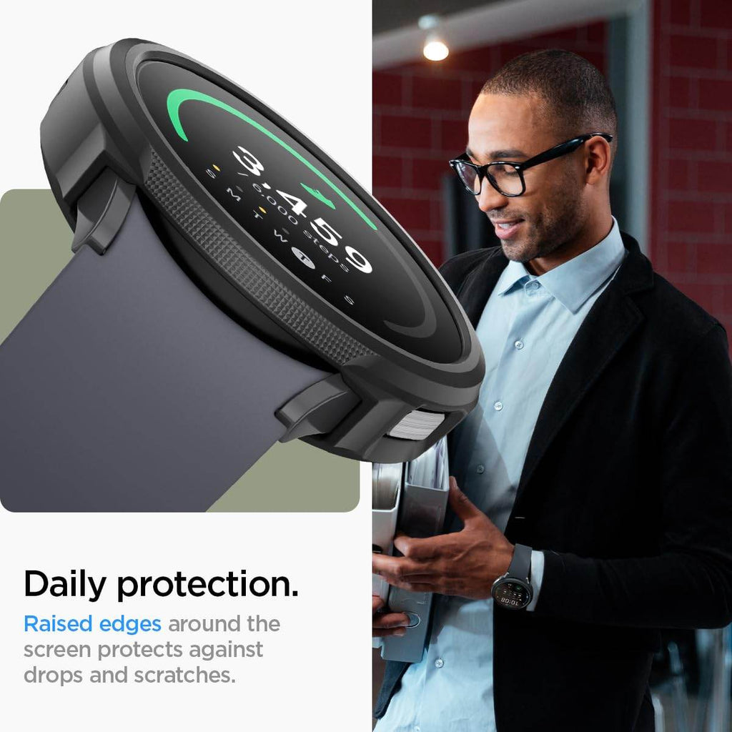 Spigen Liquid Air Cover Case Designed for Samsung Galaxy Watch 6 (44mm) - Matte Black - The Digital Hub