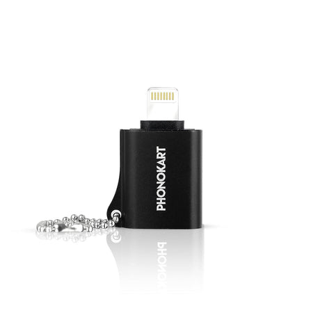 Phonokart OTG - I Connector USB-C Female to Lightning Cable Adapter for i-Phone 15 14 13 12 11 Air Pods iOS Devices |Black| - The Digital Hub