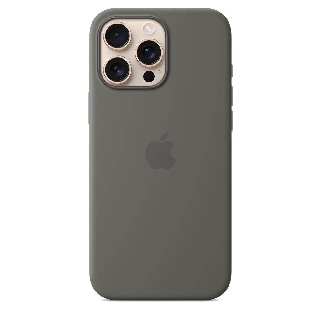 Apple iPhone 16 Pro Max Silicone Case with MagSafe - Stone Grey - The Digital Hub