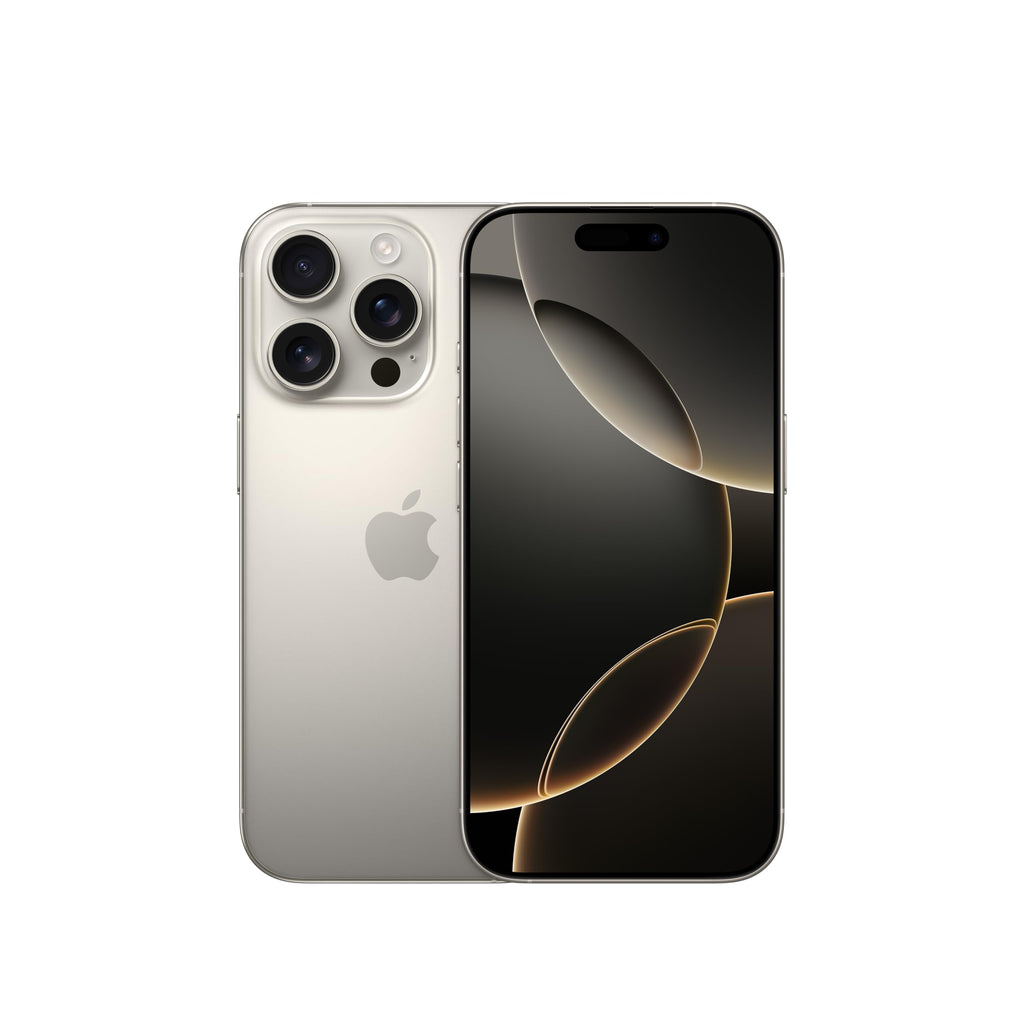 iPhone 16 Pro 128 GB: 5G Mobile Phone with Camera Control, 4K 120 fps Dolby Vision and a Huge Leap in Battery Life. Works with AirPods; Natural Titanium