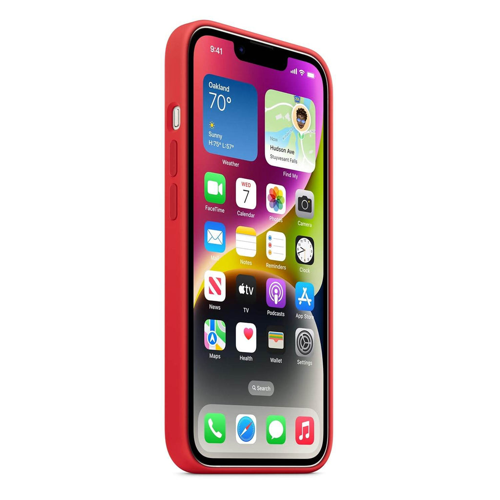 Apple iPhone 14 Silicone Case with MagSafe - (Product) RED - The Digital Hub