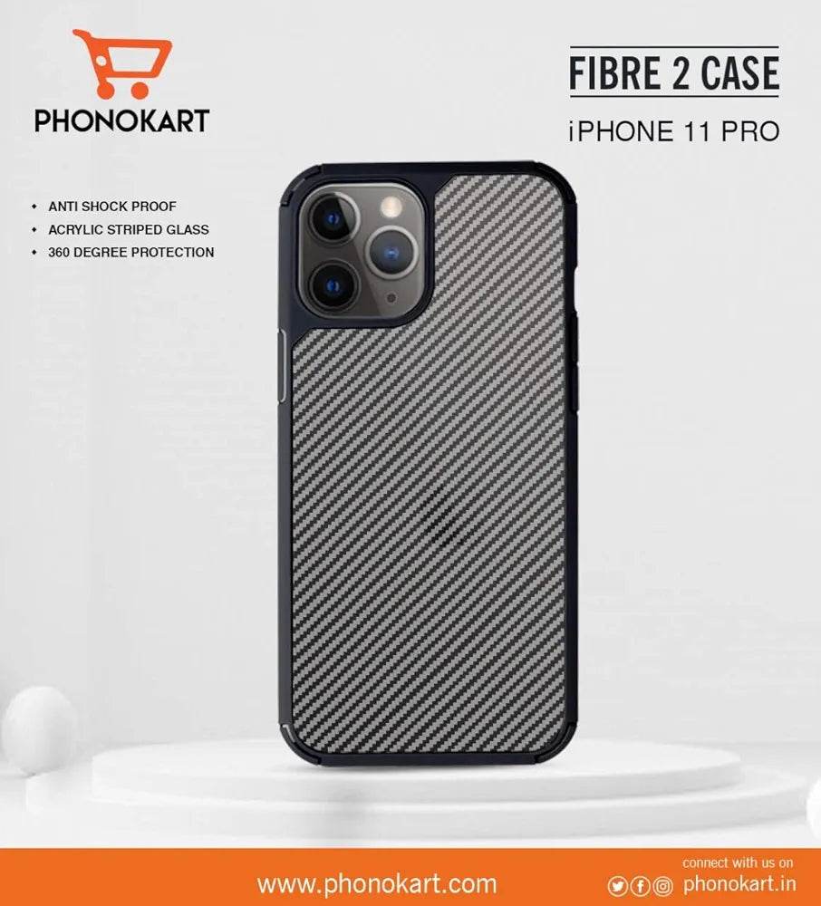 Phonokart Fibre 2 CASE for iPhone 12 Mini Trans+blk - The Digital Hub