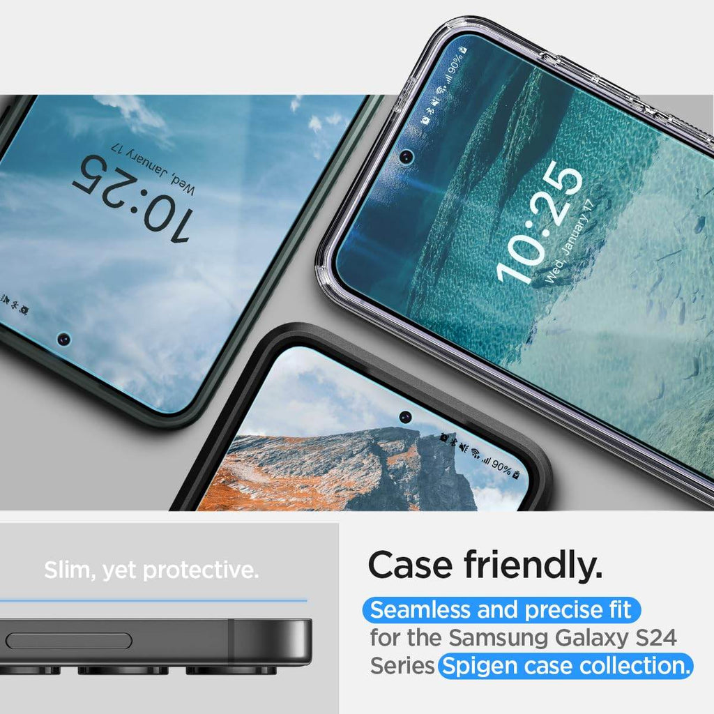 Spigen NeoFlex Solid Film Screen Protector Guard for Samsung Galaxy S24 Plus (2 Pack) - The Digital Hub