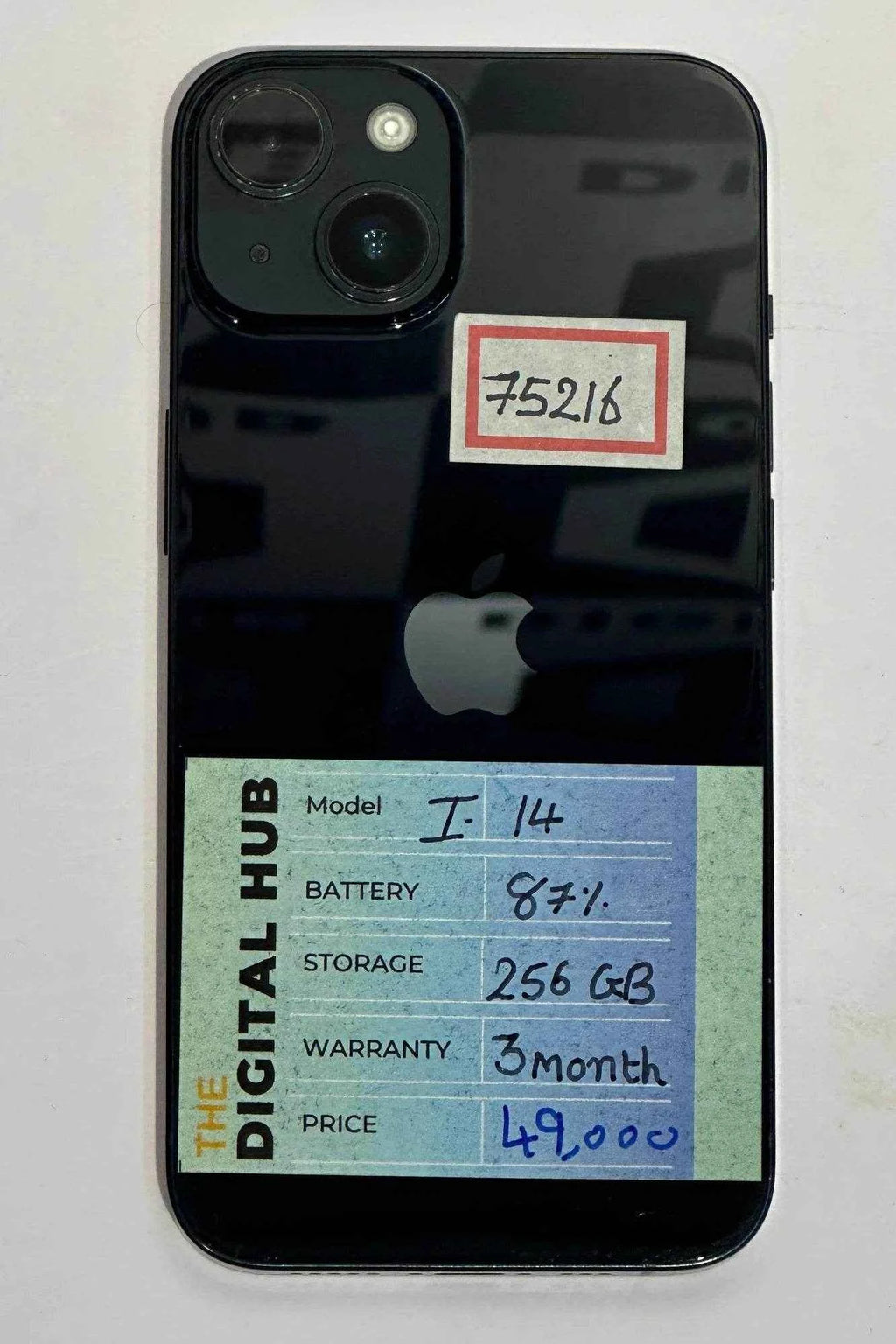 iPhone 14 256 Black - Product ID - 75216 - Pre-Owned - The Digital Hub