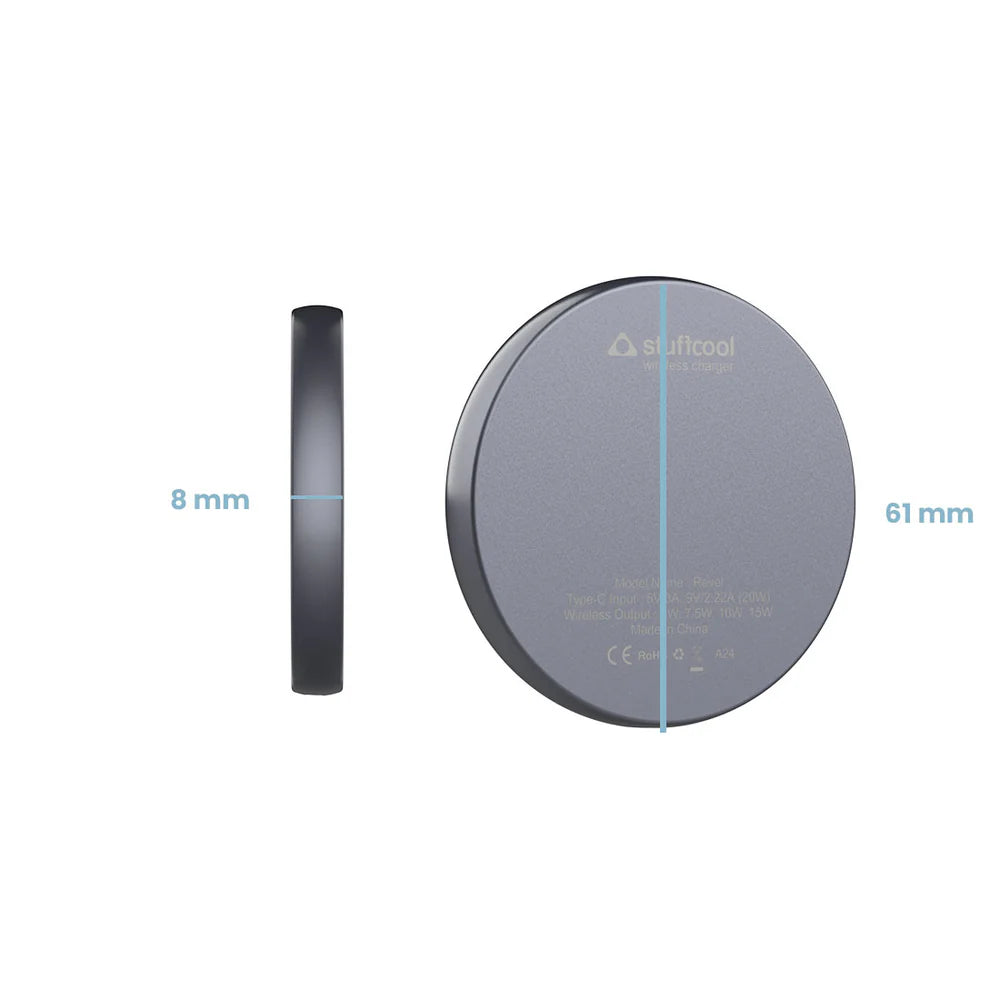 Revel Magnetic Wireless Charger with Qi2 Certification (Not powerbank) The Digital Hub