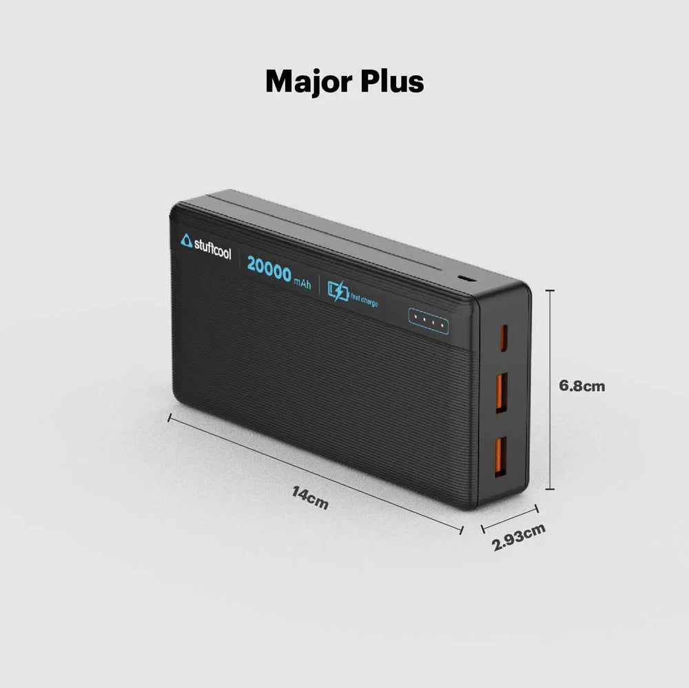 StuffCool Major Plus 20000mAh 20W PD Powerbank The Digital Hub