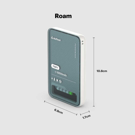 StuffCool Roam 10000mAh Mini wired Powerbank with 20W Type C Output The Digital Hub