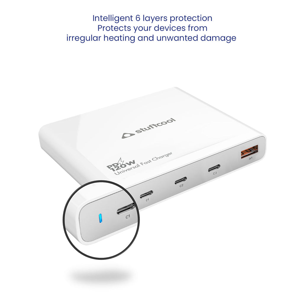 Centurion 120W 4 Port Charging Station The Digital Hub