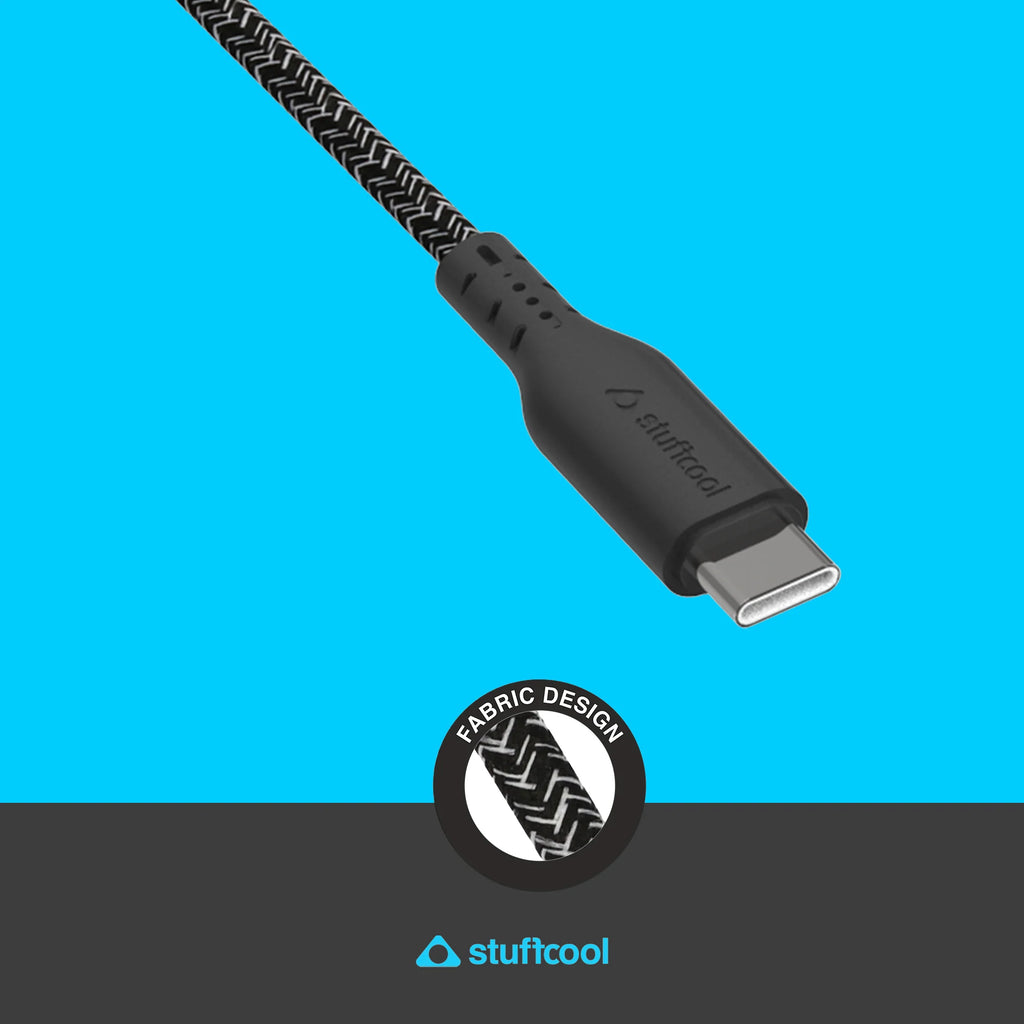 Stuffcool Ecolo Made From Recycled Plastic USB A to Type C PD Sync & Charge Cable The Digital Hub