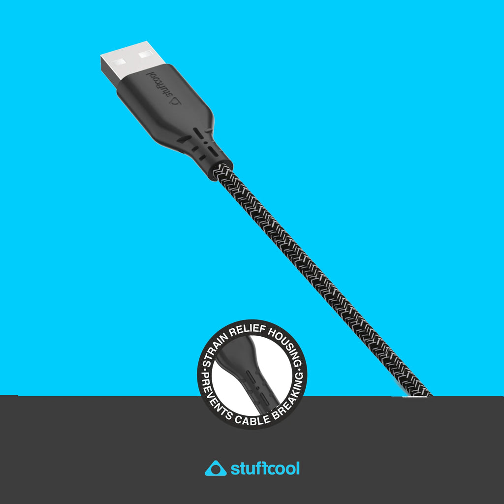 Stuffcool Ecolo Made From Recycled Plastic USB A to Type C PD Sync & Charge Cable The Digital Hub