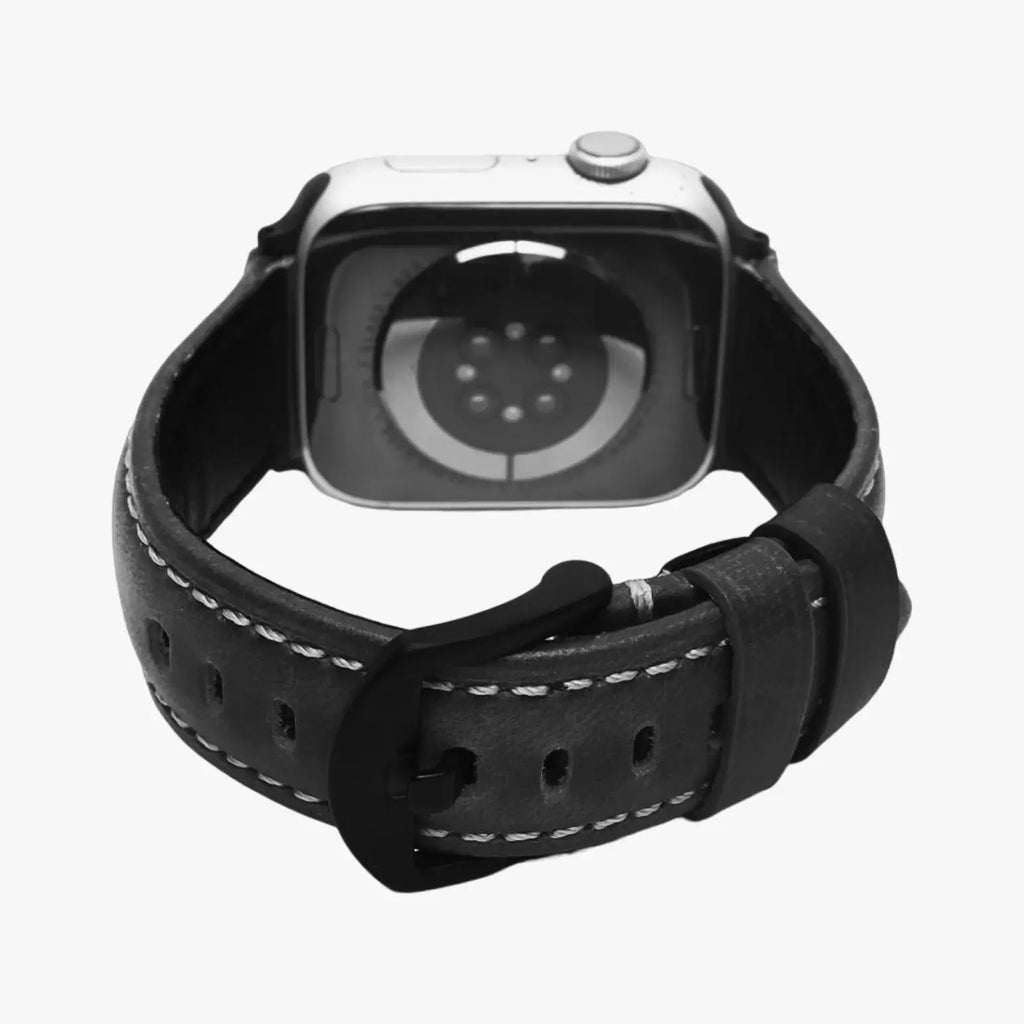 Apple Leather Strap - Black The Digital Hub