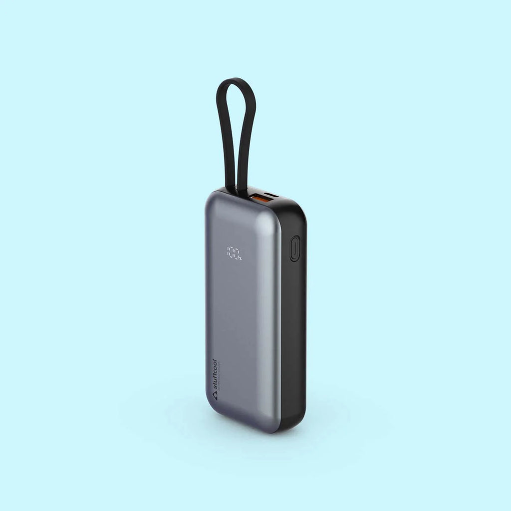 StuffCool Miles 10000mAH Powerbank with built-in Type-C and Lightning cable The Digital Hub