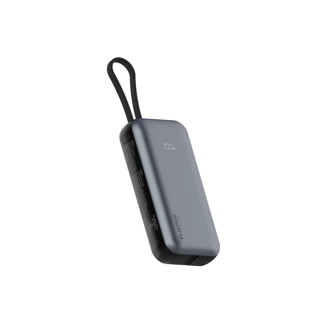 StuffCool Miles 10000mAH Powerbank with built-in Type-C and Lightning cable The Digital Hub