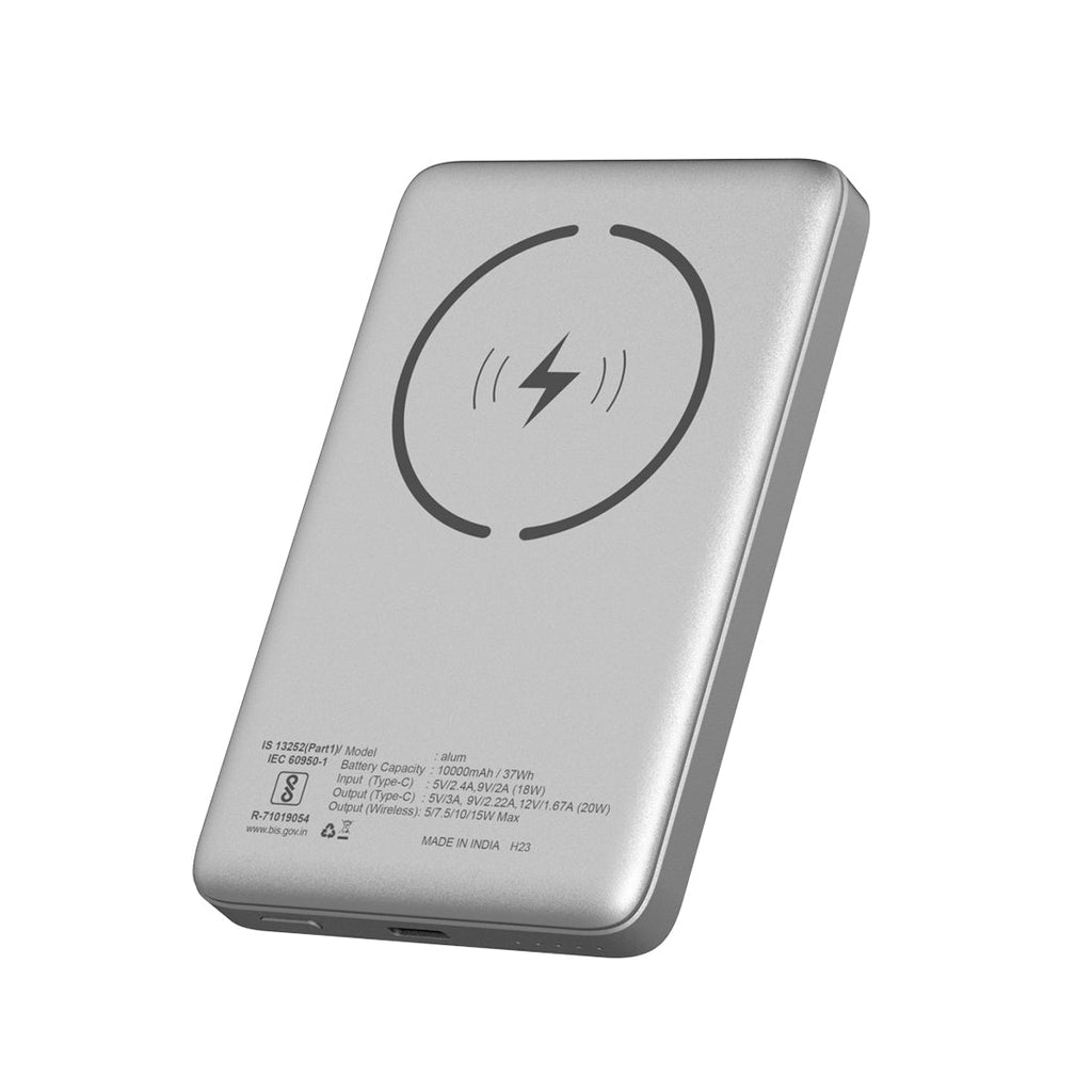 StuffCool Alum 10000mAh Magnetic Wireless Powerbank The Digital Hub