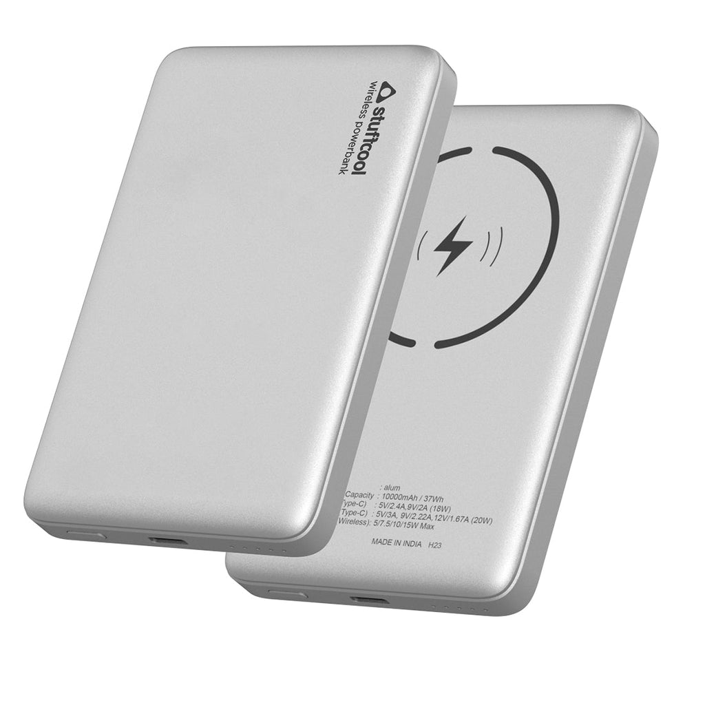 StuffCool Alum 10000mAh Magnetic Wireless Powerbank The Digital Hub