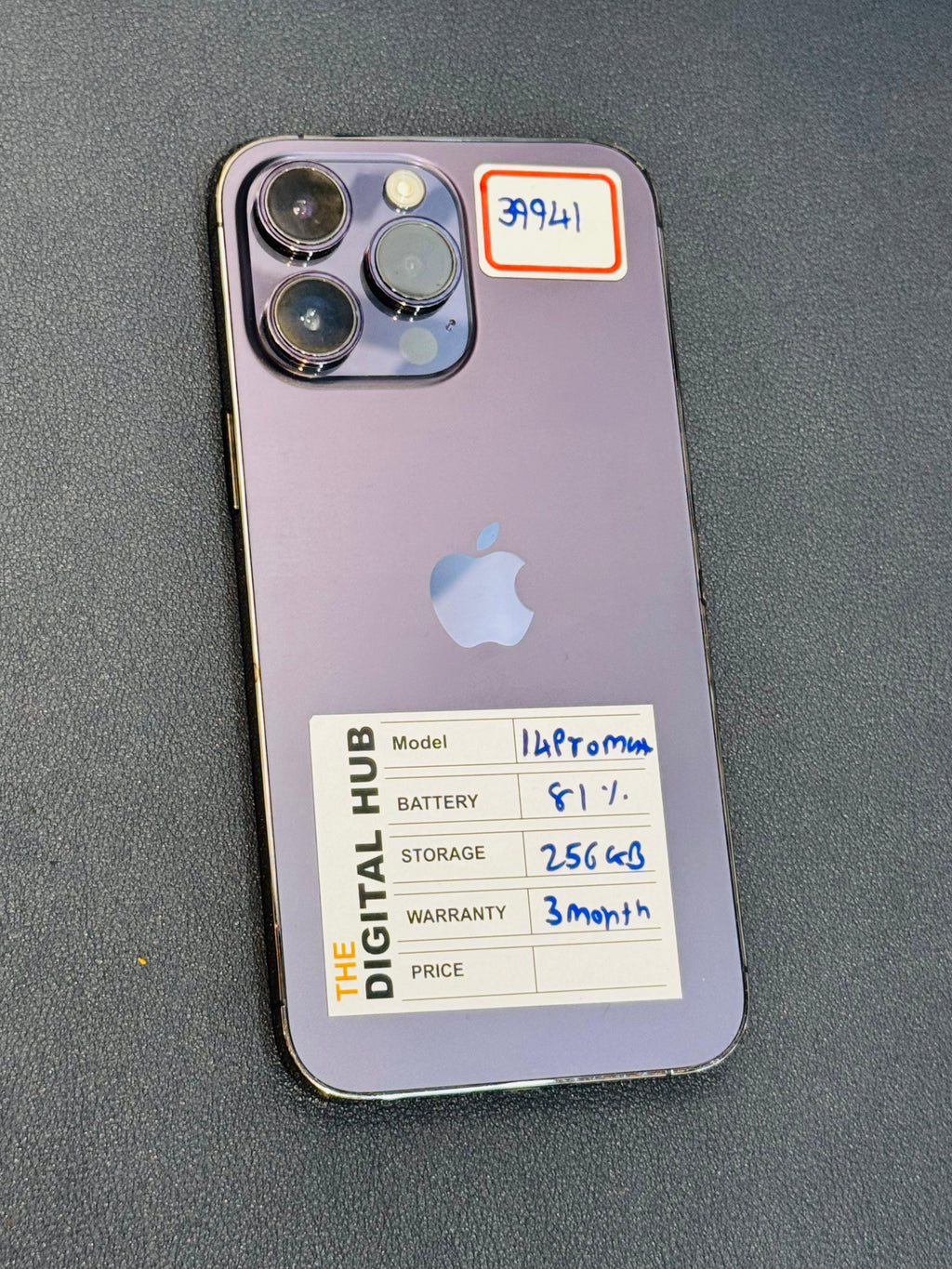 IPHONE 14 PRO MAX 256GB PURPLE 39941 | Display off The Digital Hub