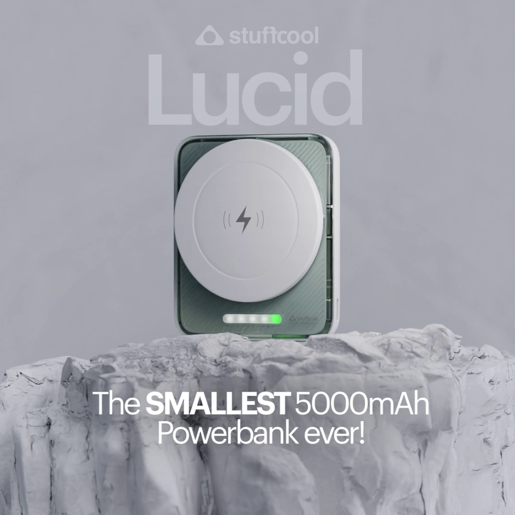 Lucid 15W magnetic wireless powerbank 5000mAh battery capacity for iPhone 16/15/14/13 and 12 The Digital Hub